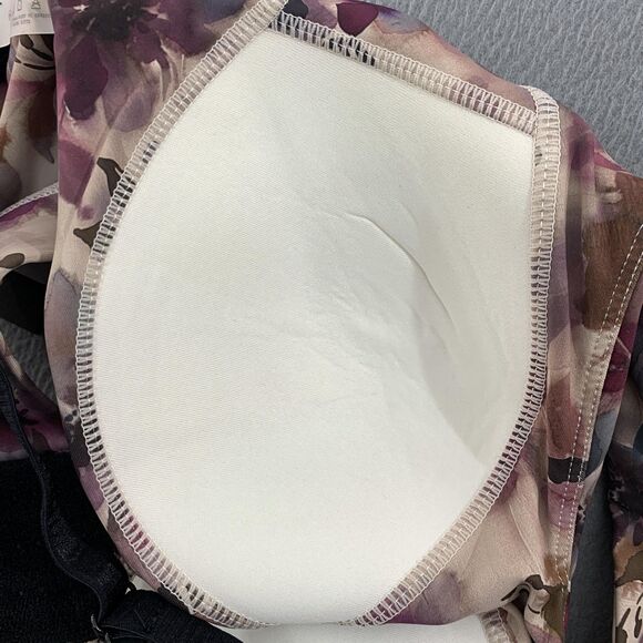 LINC Flawless Support Bra Womens Large Winter Jasmine Floral Adjustable MSRP $48 - Picture 12 of 13